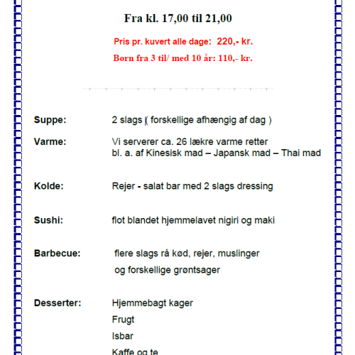 Kinesisk Restaurant Kalundborg Buffet